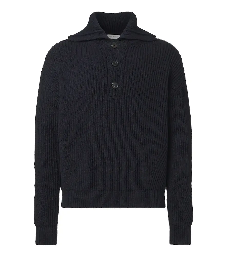 Dries Van Noten Ribbed-knit wool sweater