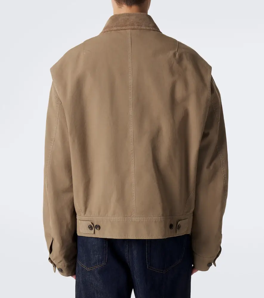 Dries Van Noten Corduroy-trimmed cotton field jacket | Thumbnail 3 Dries Van Noten Corduroy-trimmed cotton field jacket | Thumbnail 3