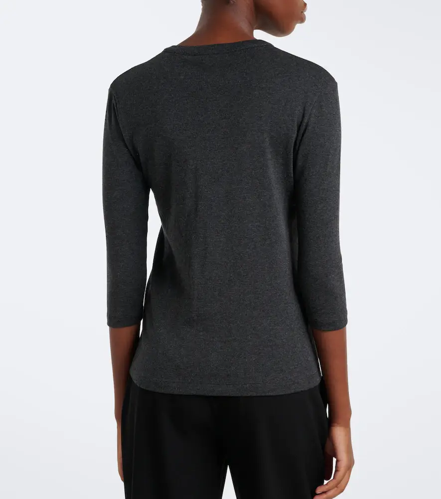 The Row Alena cotton, cashmere, and silk cardigan | Thumbnail 3