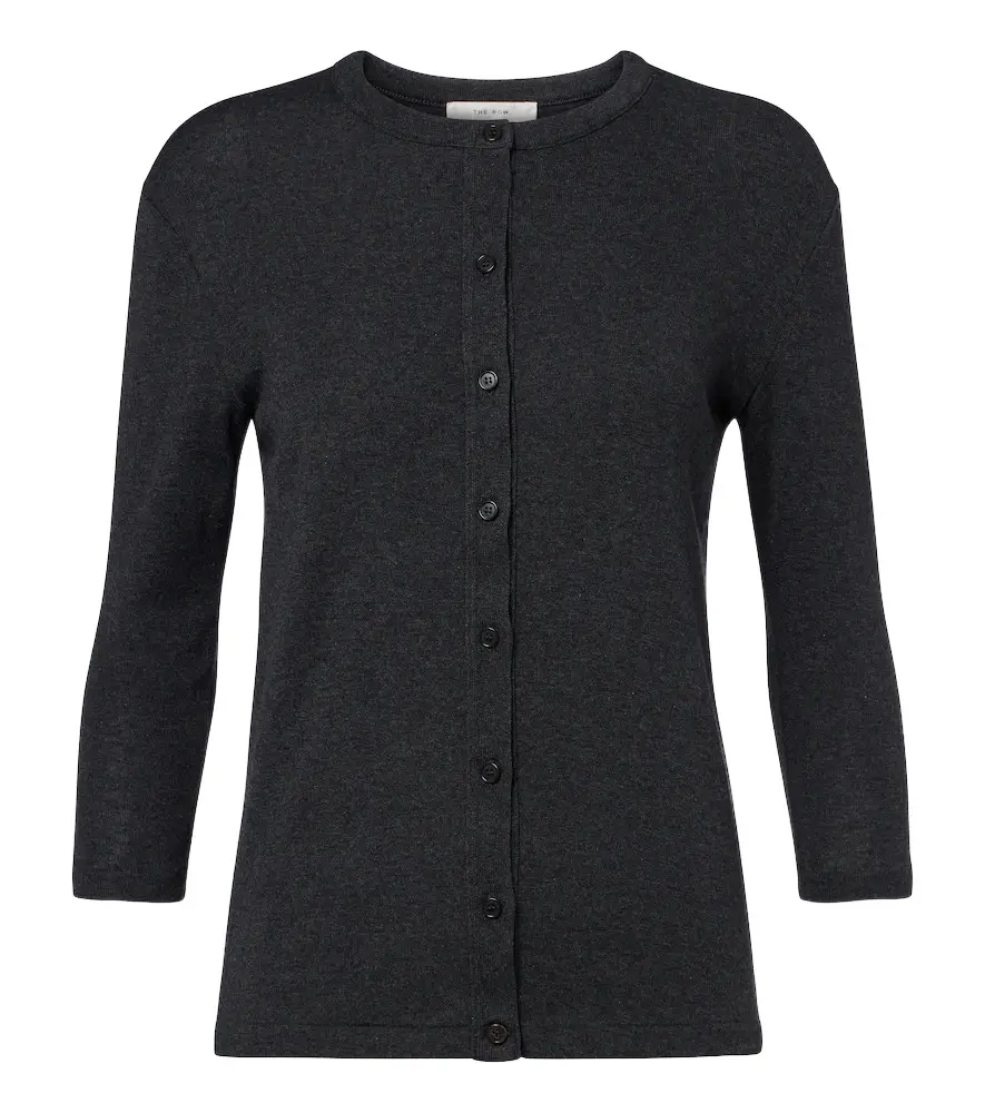 The Row Alena cotton, cashmere, and silk cardigan | Image 1 The Row Alena cotton, cashmere, and silk cardigan | Image 1