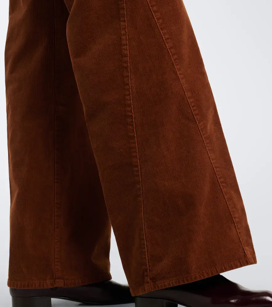 7 For All Mankind Lotta cotton-blend corduroy wide-leg pants | Thumbnail 2