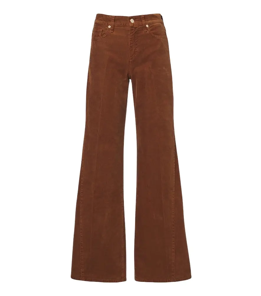 Lotta cotton-blend corduroy wide-leg pants Lotta cotton-blend corduroy wide-leg pants