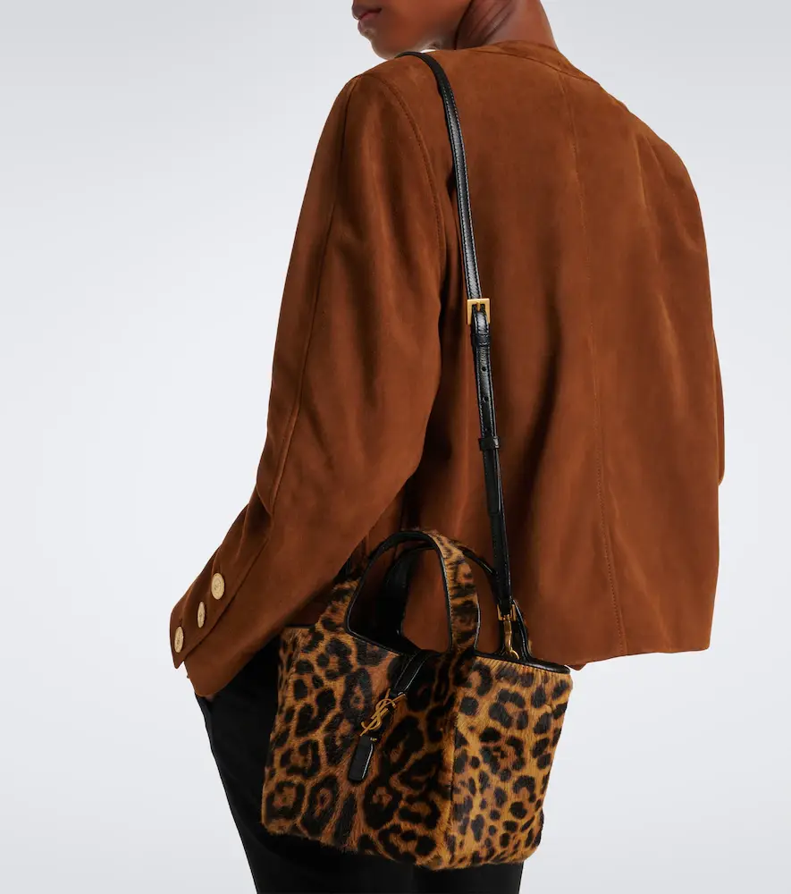 Saint Laurent Le 5 à 7 Bea Baby calf hair top-handle bag | Thumbnail 6 Saint Laurent Le 5 à 7 Bea Baby calf hair top-handle bag | Thumbnail 6
