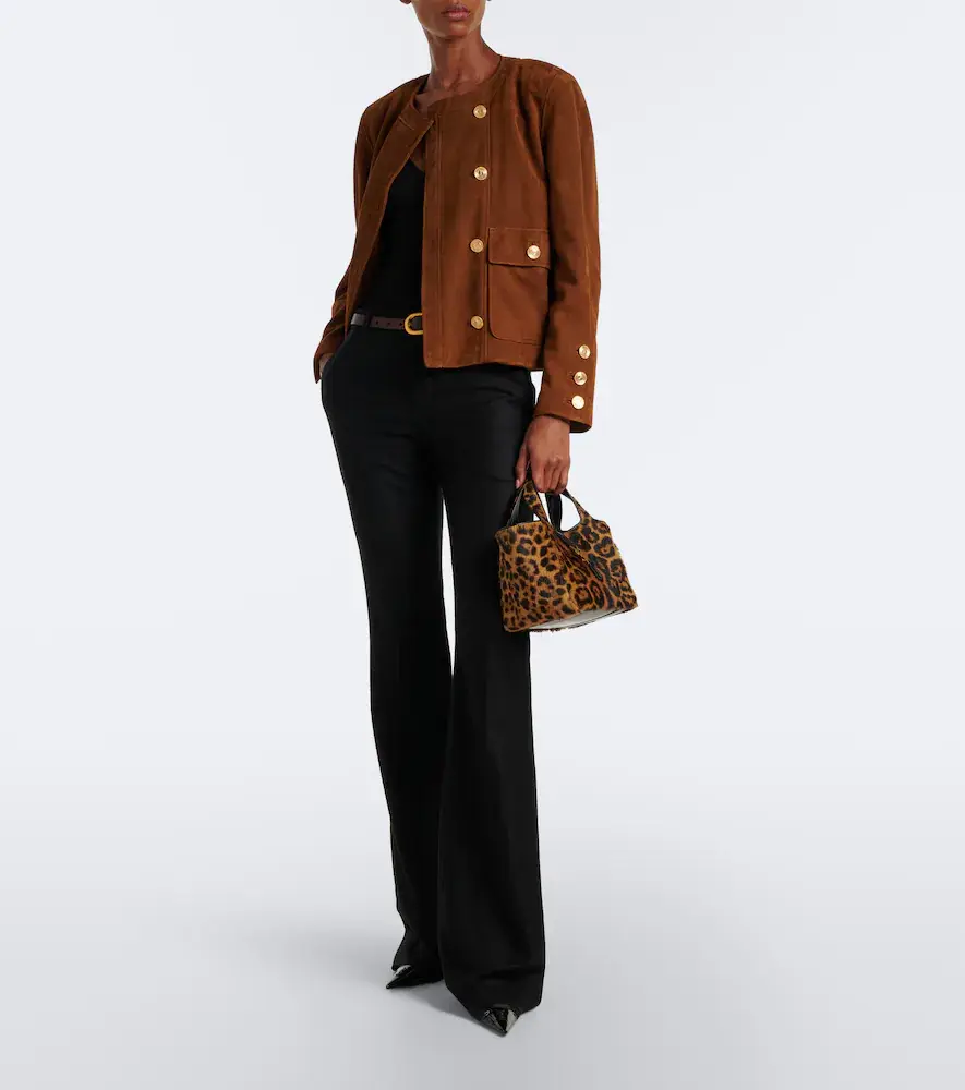 Saint Laurent Le 5 à 7 Bea Baby calf hair top-handle bag | Thumbnail 7 Saint Laurent Le 5 à 7 Bea Baby calf hair top-handle bag | Thumbnail 7