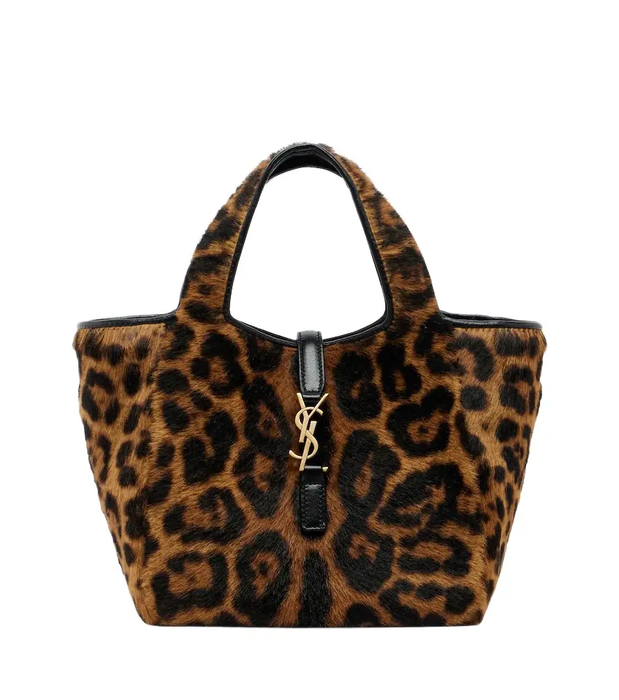 Saint Laurent Le 5 à 7 Bea Baby calf hair top-handle bag | Image 1 Saint Laurent Le 5 à 7 Bea Baby calf hair top-handle bag | Image 1