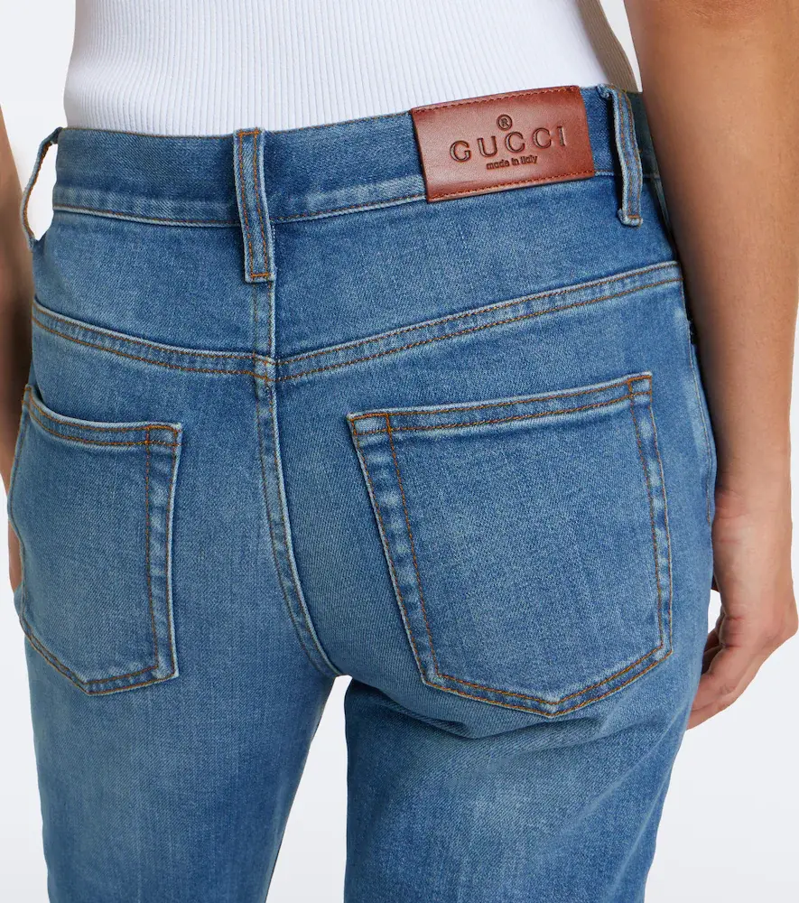 Gucci Mid-rise flared jeans | Thumbnail 3 Gucci Mid-rise flared jeans | Thumbnail 3