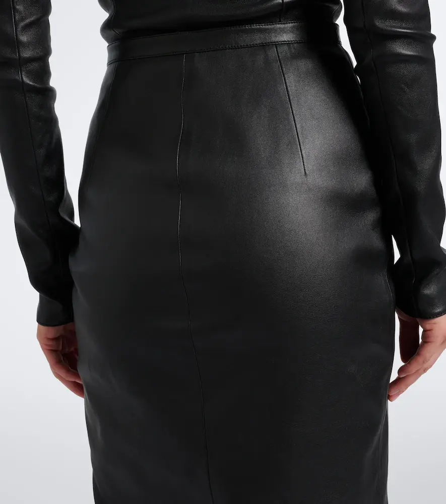 Gucci Leather midi skirt | Thumbnail 5 Gucci Leather midi skirt | Thumbnail 5