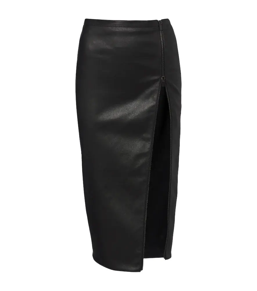 Gucci Leather midi skirt | Image 1 Gucci Leather midi skirt | Image 1