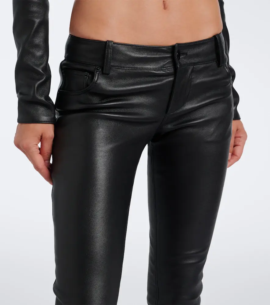 Gucci Leather slim pants | Thumbnail 5 Gucci Leather slim pants | Thumbnail 5