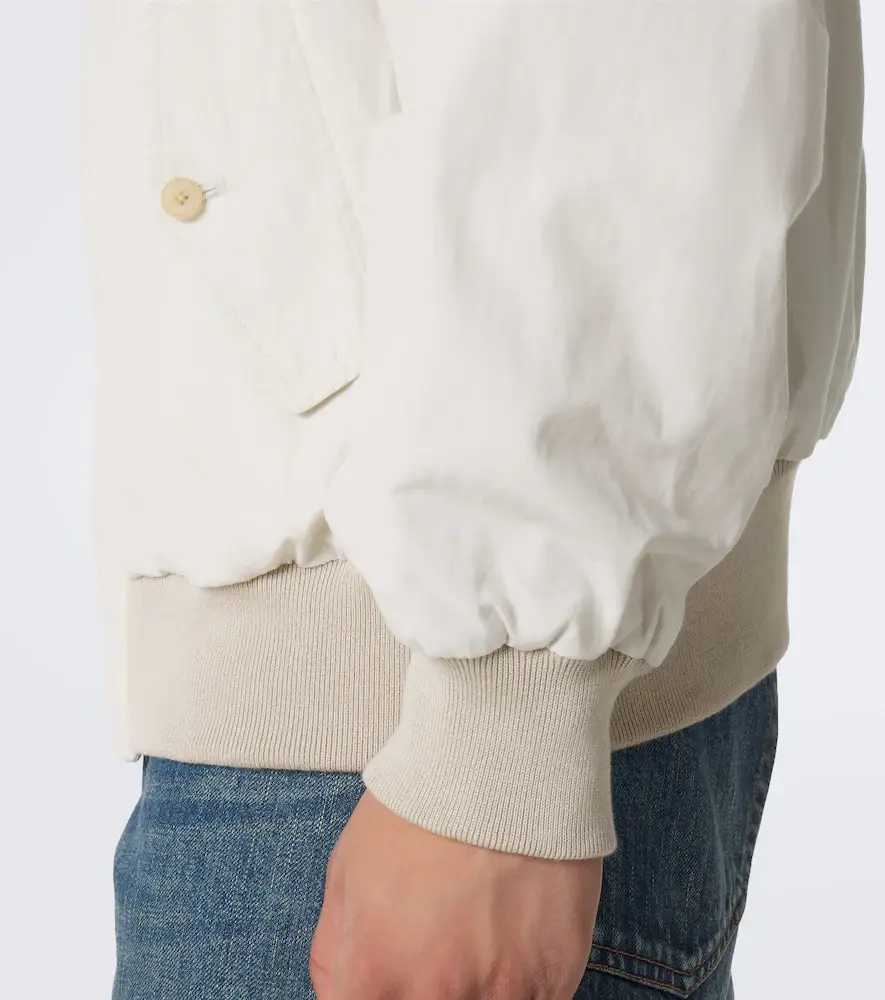 A.PRESSE A. Presse Silk and cotton gabardine jacket | Thumbnail 2