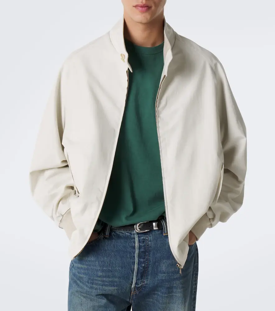A.PRESSE A. Presse Silk and cotton gabardine jacket | Thumbnail 6