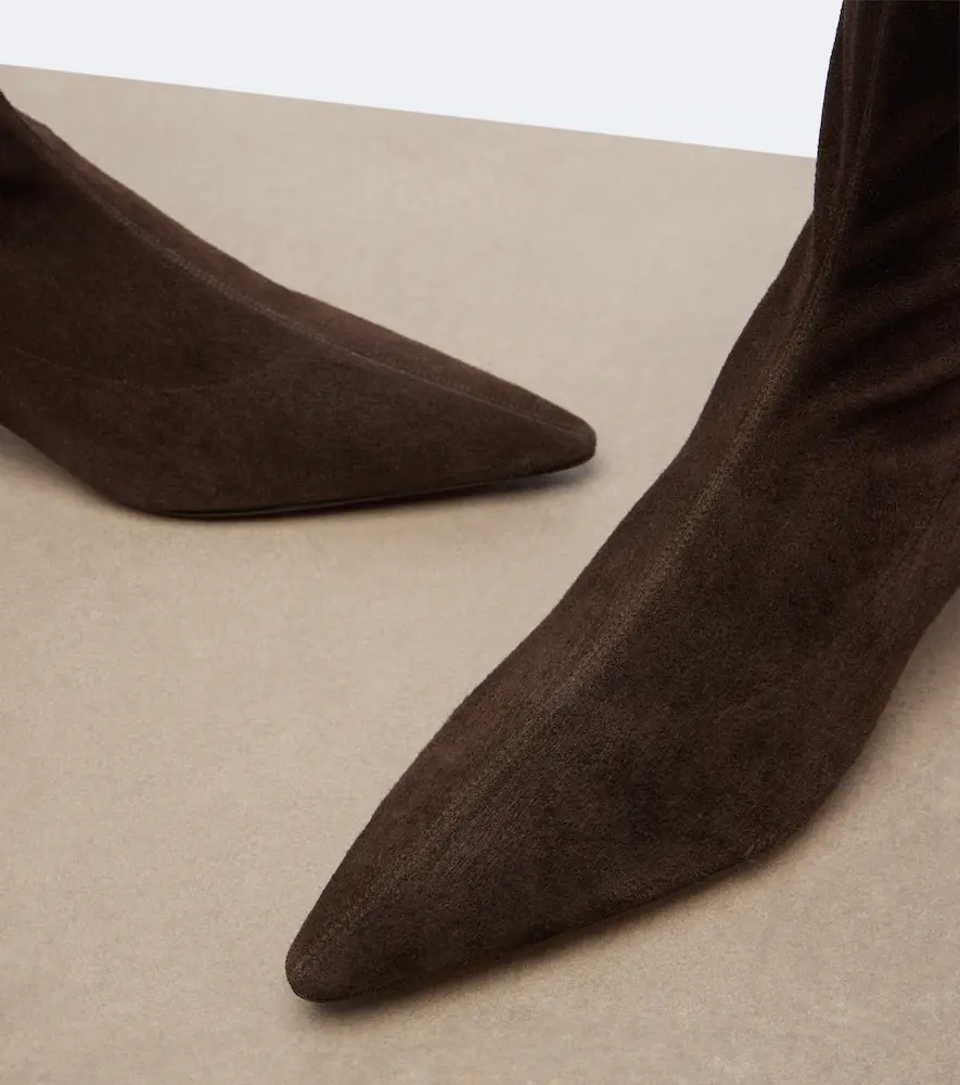 The Row Liisa suede ankle boots | Thumbnail 4 The Row Liisa suede ankle boots | Thumbnail 4