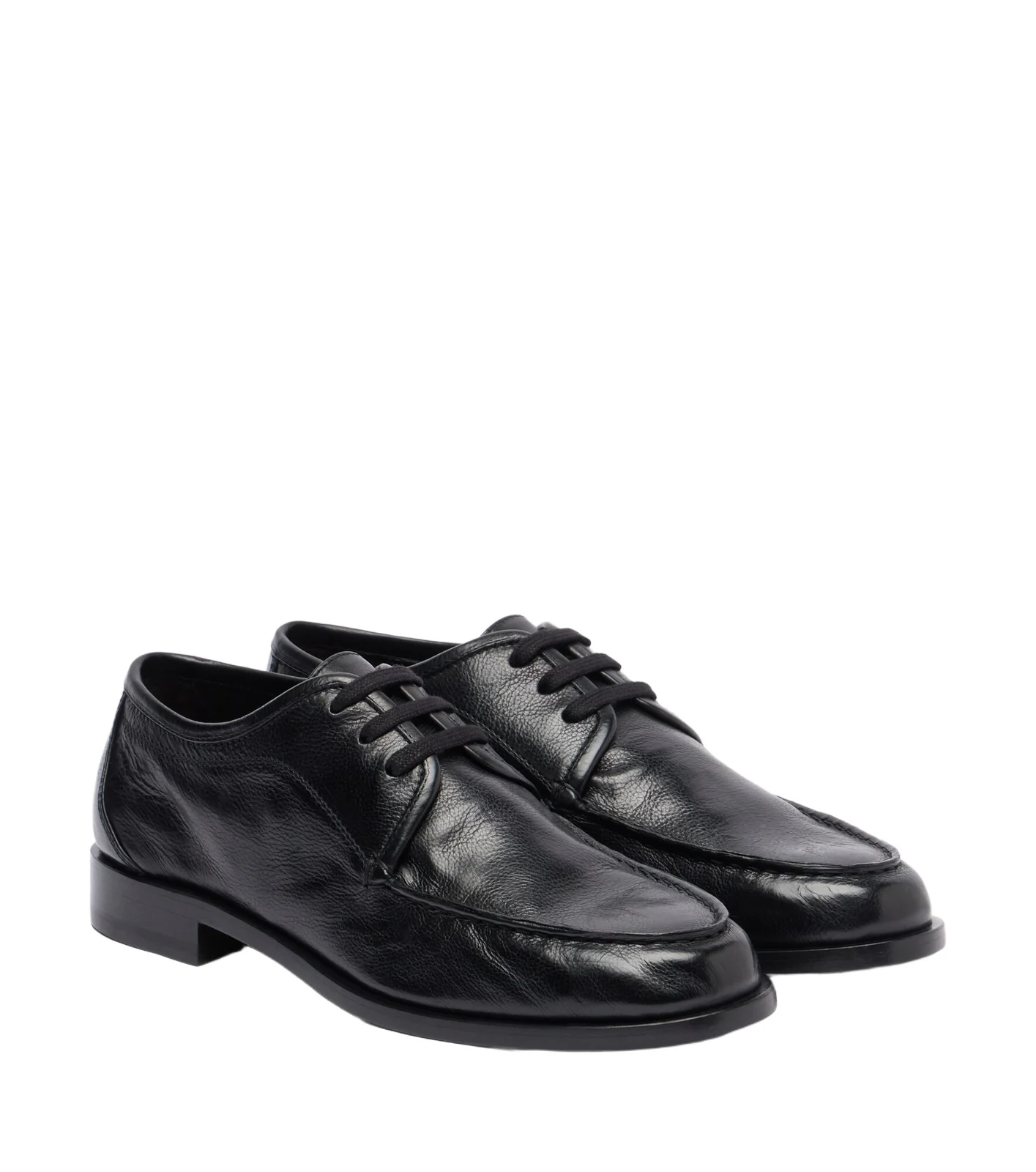 The Row Nino leather Derby shoes