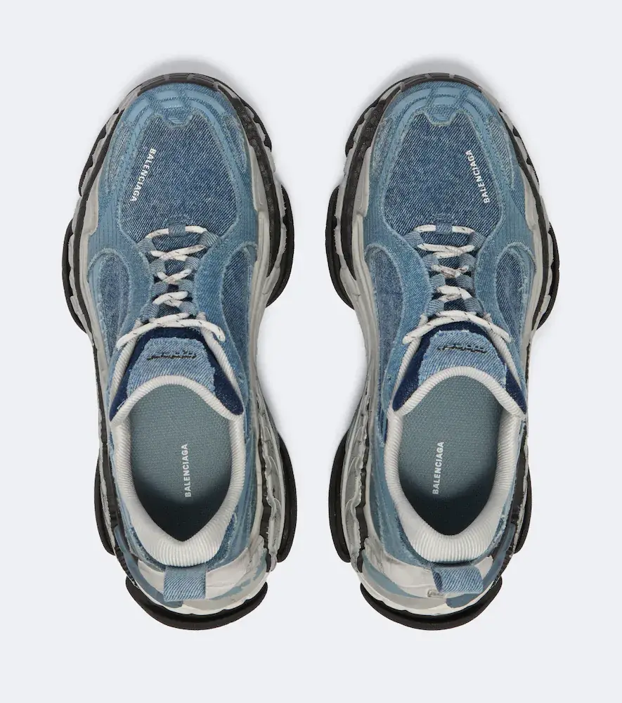 Balenciaga Triple S 2 denim sneakers | Thumbnail 4 Balenciaga Triple S 2 denim sneakers | Thumbnail 4
