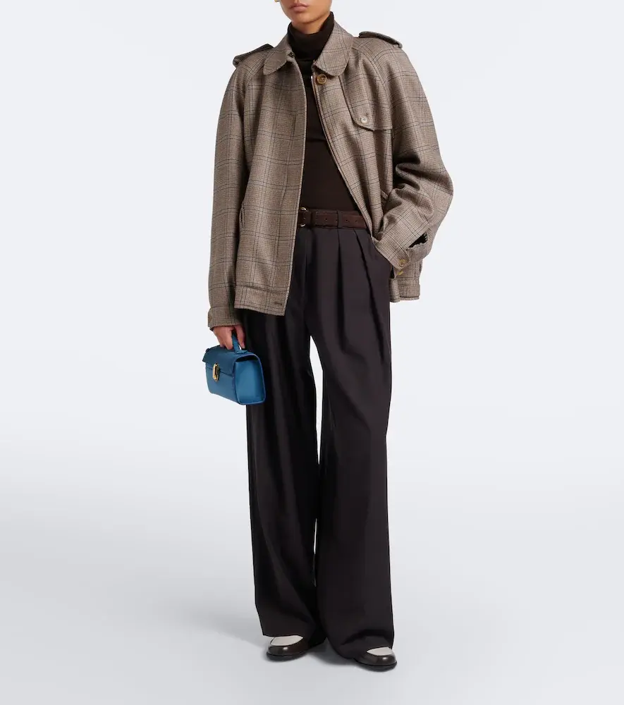 Savette Symmetry Pochette Small suede top-handle bag | Thumbnail 4