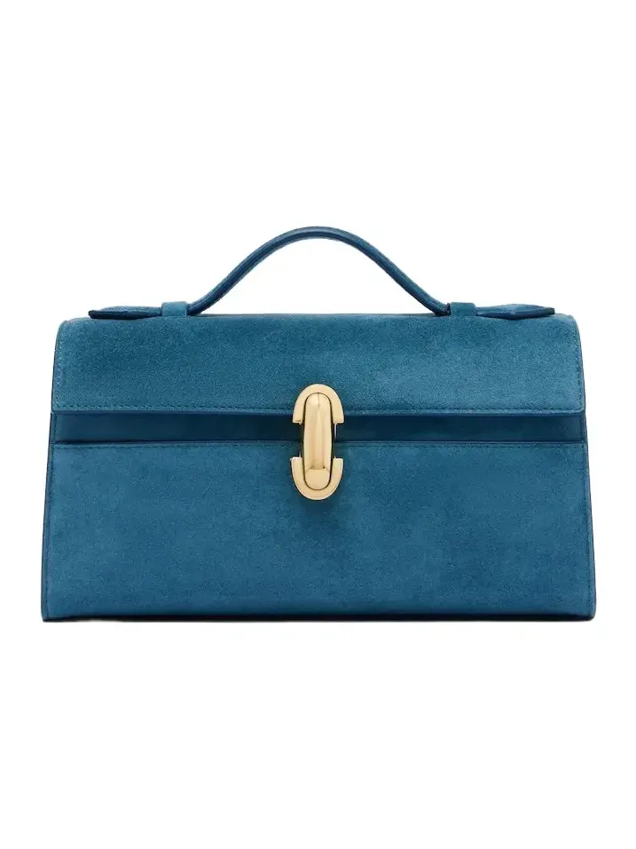 Symmetry Pochette Small suede top-handle bag Symmetry Pochette Small suede top-handle bag