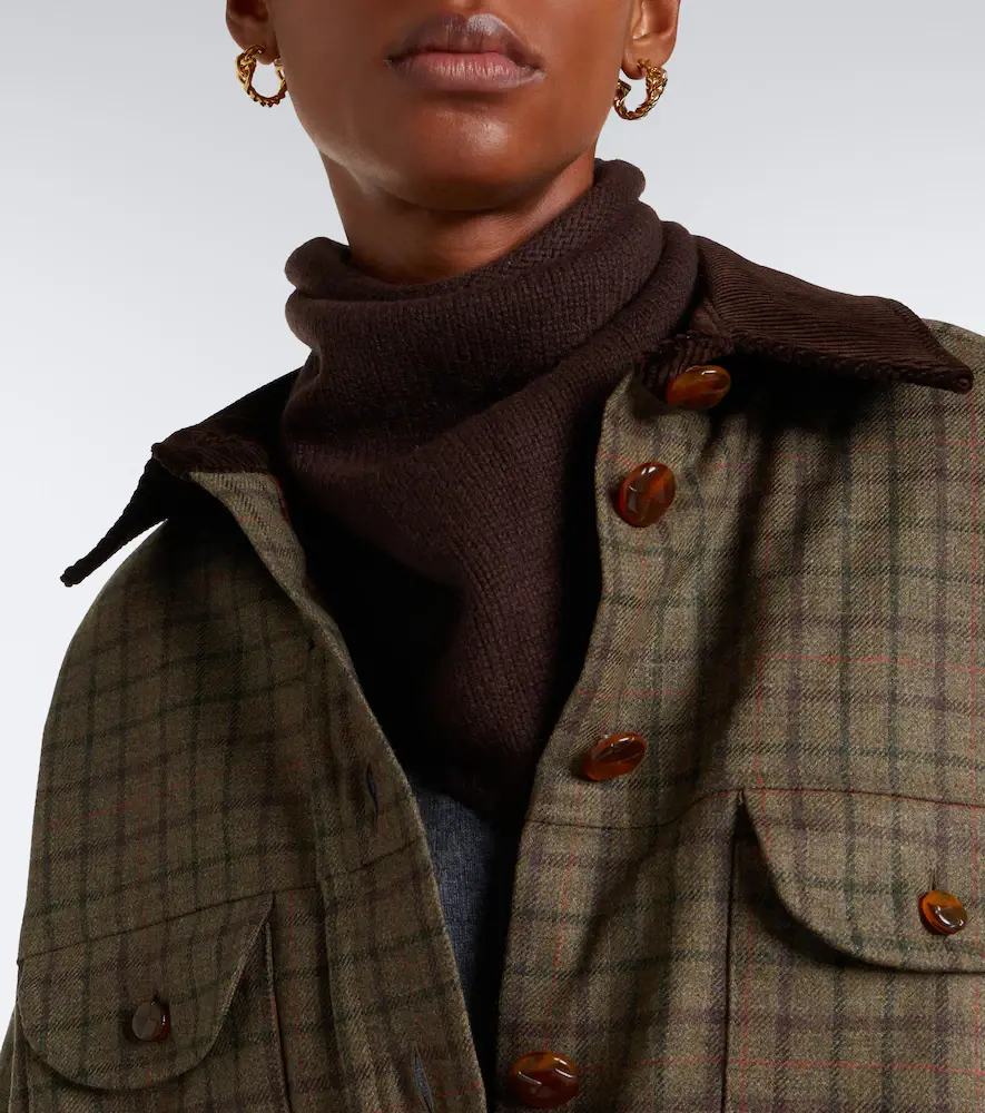 Yves Salomon Cashmere scarf | Thumbnail 4 Yves Salomon Cashmere scarf | Thumbnail 4