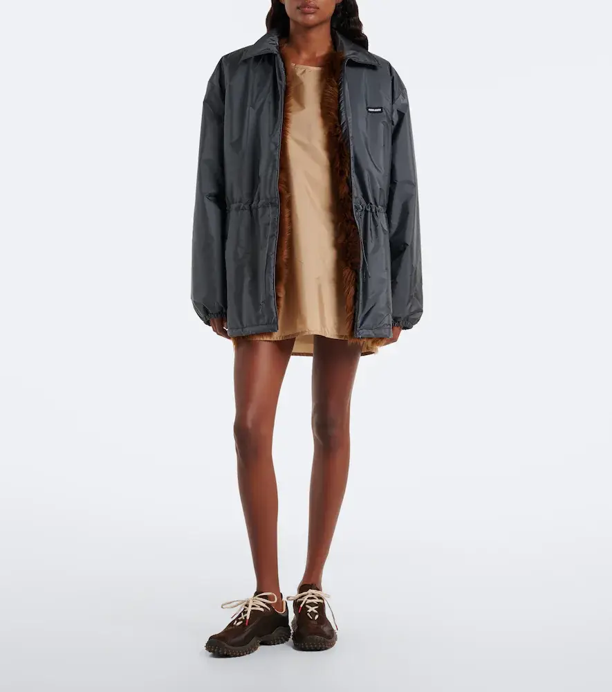 Miu Miu Technical minidress | Thumbnail 4 Miu Miu Technical minidress | Thumbnail 4