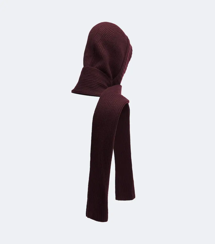 Yves Salomon Ribbed-knit wool and cashmere hood | Thumbnail 3 Yves Salomon Ribbed-knit wool and cashmere hood | Thumbnail 3