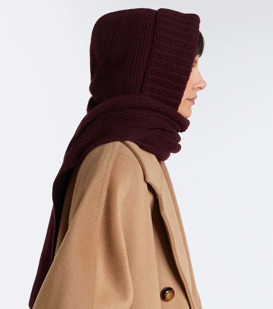 Yves Salomon Ribbed-knit wool and cashmere hood | Thumbnail 4 Yves Salomon Ribbed-knit wool and cashmere hood | Thumbnail 4