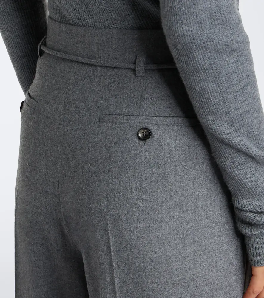 Max Mara Belted cashmere-blend wide-leg pants | Thumbnail 5 Max Mara Belted cashmere-blend wide-leg pants | Thumbnail 5