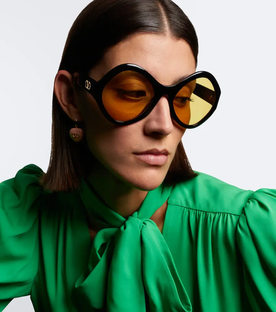 Valentino Garavani L'8 VLogo round sunglasses | Thumbnail 4 Valentino Garavani L'8 VLogo round sunglasses | Thumbnail 4