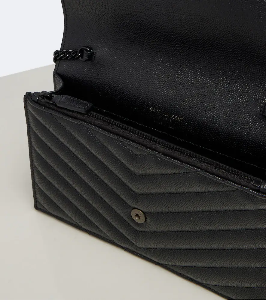 Saint Laurent Cassandre Envelope leather wallet on chain | Thumbnail 4