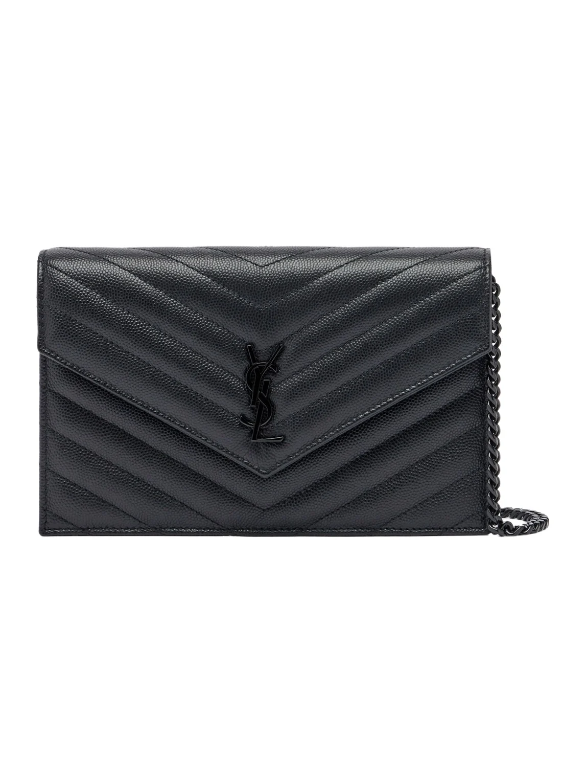 Cassandre Envelope leather wallet on chain Cassandre Envelope leather wallet on chain