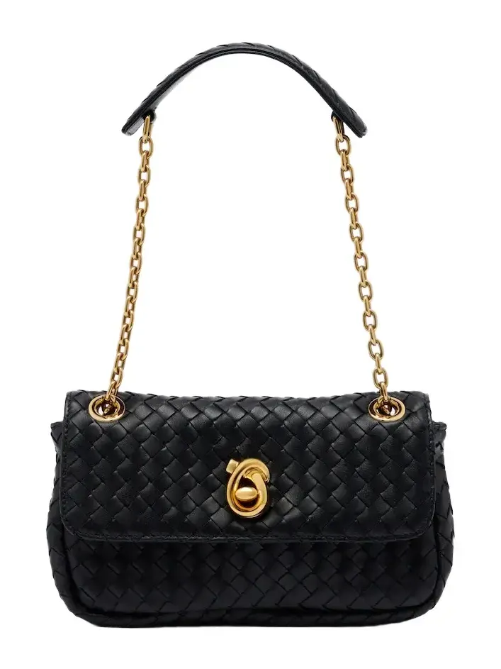 Madison Intrecciato leather shoulder bag
