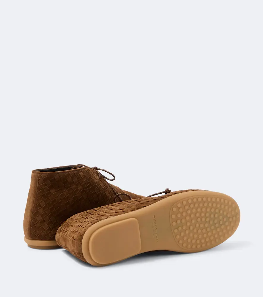 Bottega Veneta Intrecciato suede desert boots | Thumbnail 2