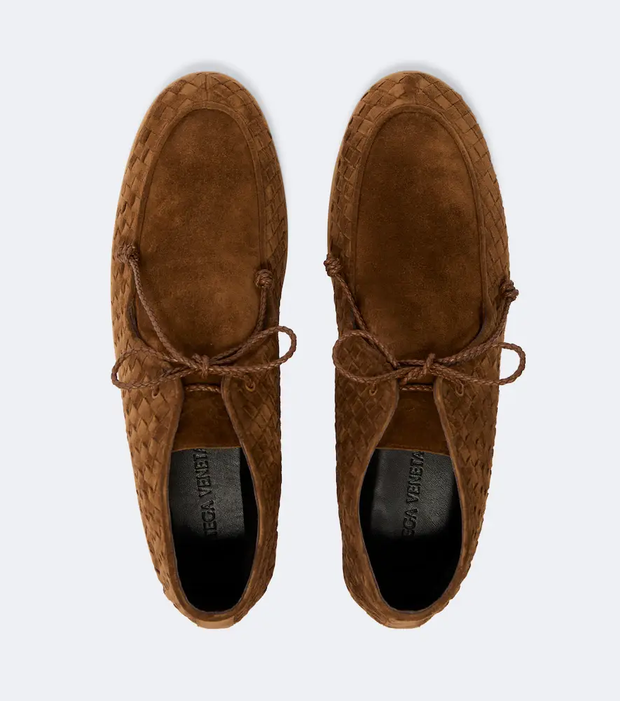 Bottega Veneta Intrecciato suede desert boots | Thumbnail 5