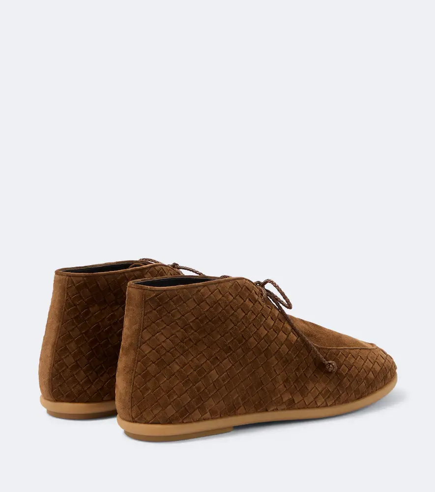 Bottega Veneta Intrecciato suede desert boots | Thumbnail 6