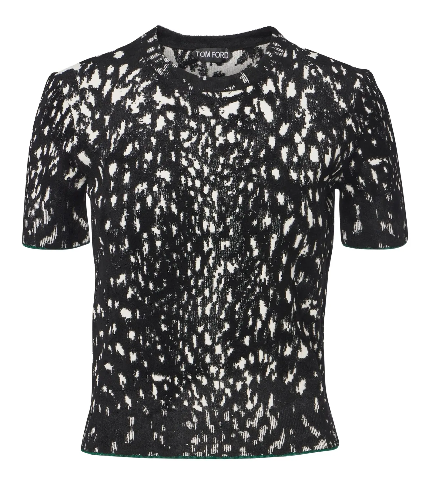 Jacquard velvet T-shirt Jacquard velvet T-shirt