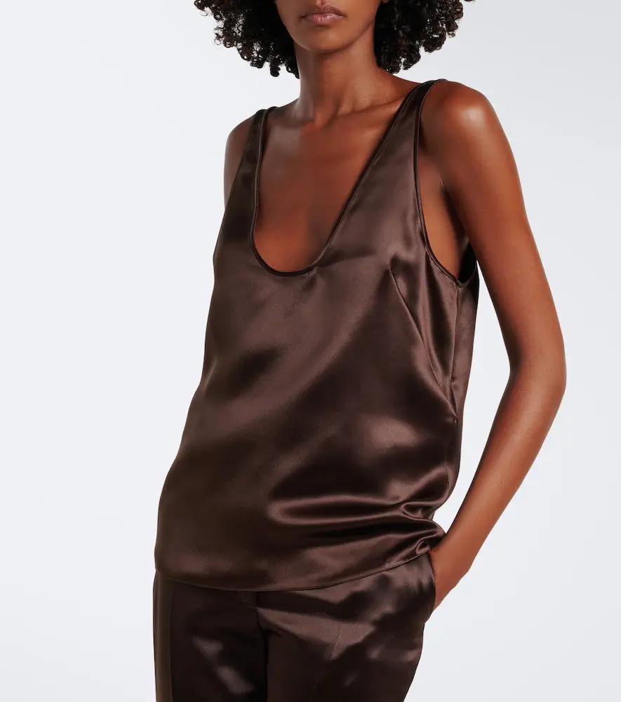 Tom Ford Silk satin top | Thumbnail 3 Tom Ford Silk satin top | Thumbnail 3