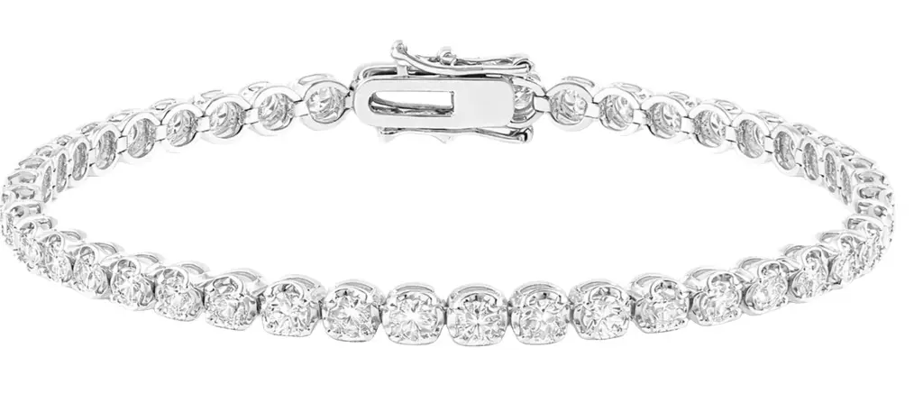 Wish Fine Jewelry 2.000ct Diamond Platinum Tennis Bracelet | Image 1 Wish Fine Jewelry 2.000ct Diamond Platinum Tennis Bracelet | Image 1