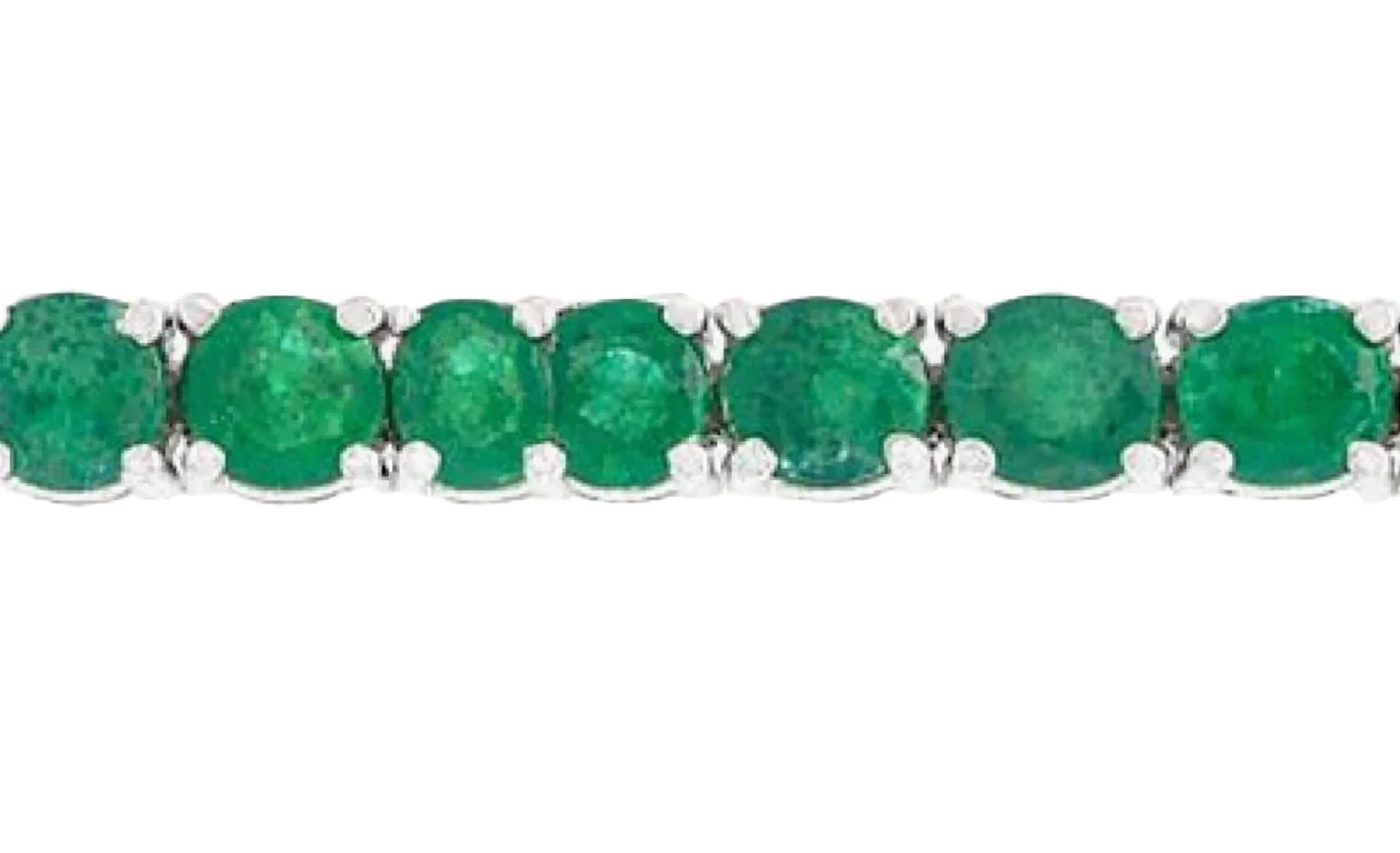 Wish Fine Jewelry 5.11ct Emerald 18K Gold Tennis Bracelet | Thumbnail 1 Wish Fine Jewelry 5.11ct Emerald 18K Gold Tennis Bracelet | Thumbnail 1