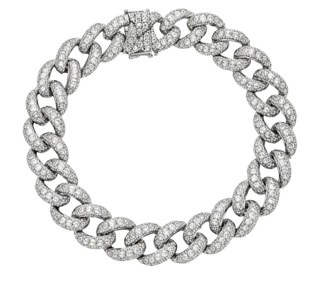 Wish Fine Jewelry 8.20ct Diamond 18K Gold Chain Bracelet | Image 1 Wish Fine Jewelry 8.20ct Diamond 18K Gold Chain Bracelet | Image 1