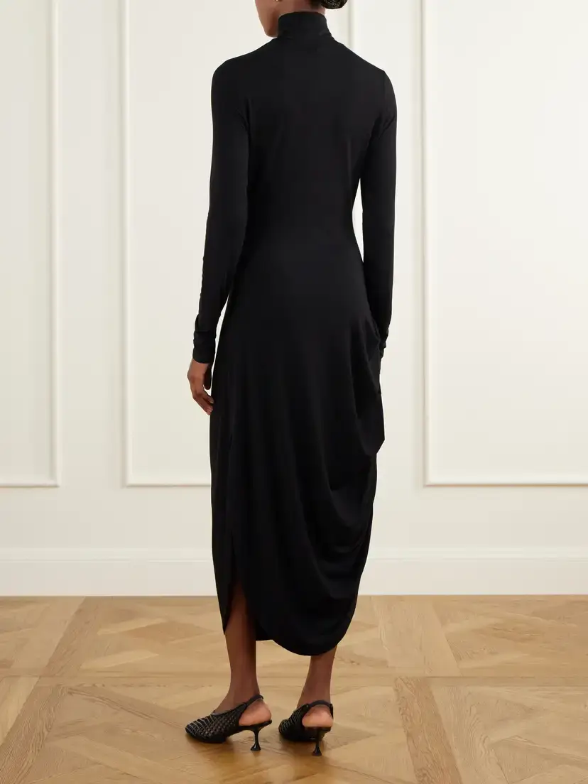 Proenza Schouler White Label Imogen Jersey Turtleneck Midi Dress | Thumbnail 3