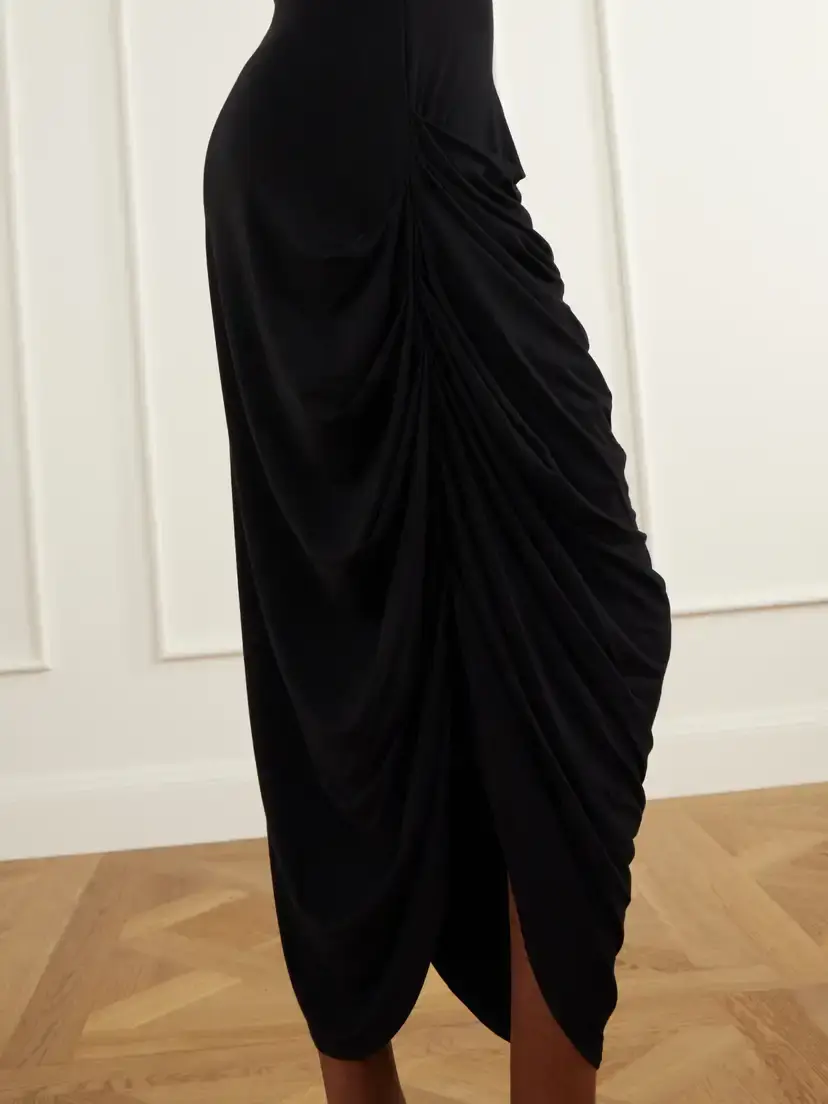 Proenza Schouler White Label Imogen Jersey Turtleneck Midi Dress | Thumbnail 4