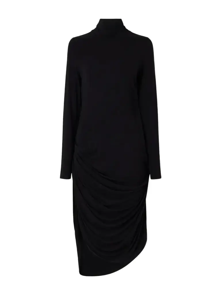 Proenza Schouler White Label Imogen Jersey Turtleneck Midi Dress | Image 1 Proenza Schouler White Label Imogen Jersey Turtleneck Midi Dress | Image 1