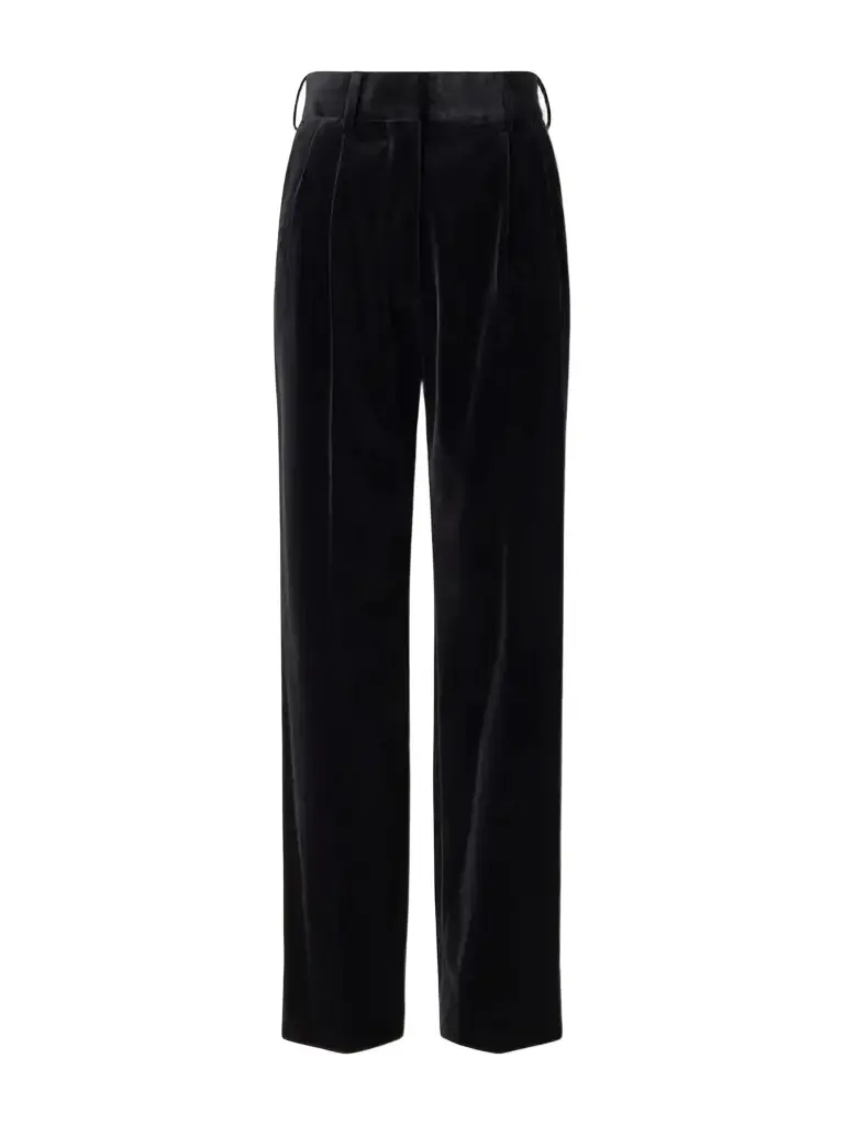 Fox Straight-leg Cotton-velvet Pants Fox Straight-leg Cotton-velvet Pants