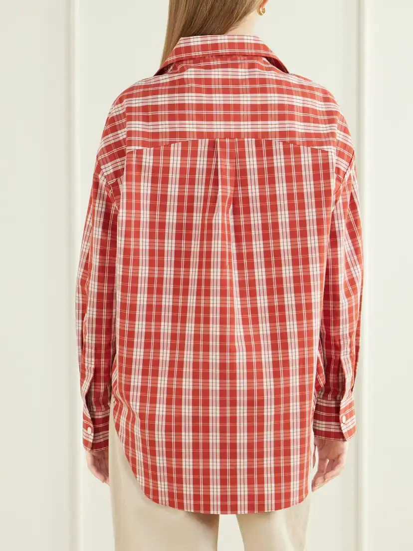 Faithfull En Vau Checked Cotton Shirt | Thumbnail 3 Faithfull En Vau Checked Cotton Shirt | Thumbnail 3