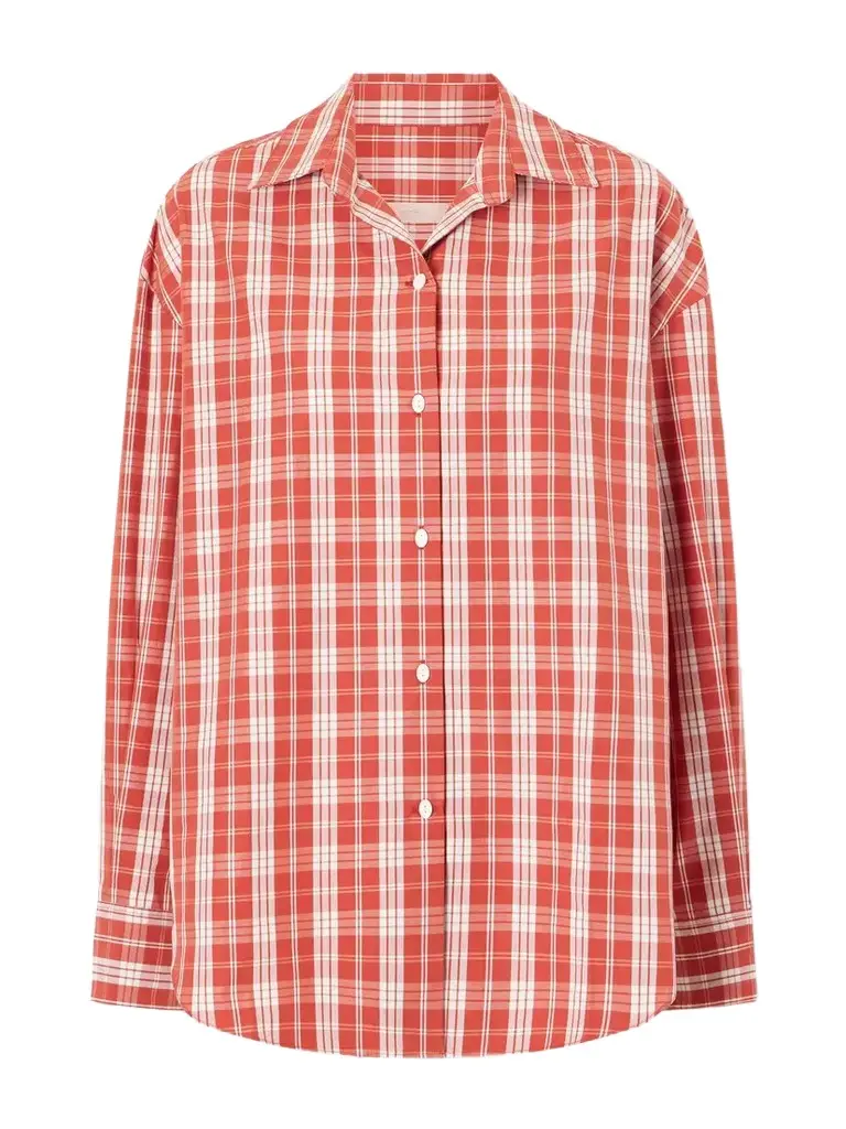 Faithfull En Vau Checked Cotton Shirt | Image 1 Faithfull En Vau Checked Cotton Shirt | Image 1