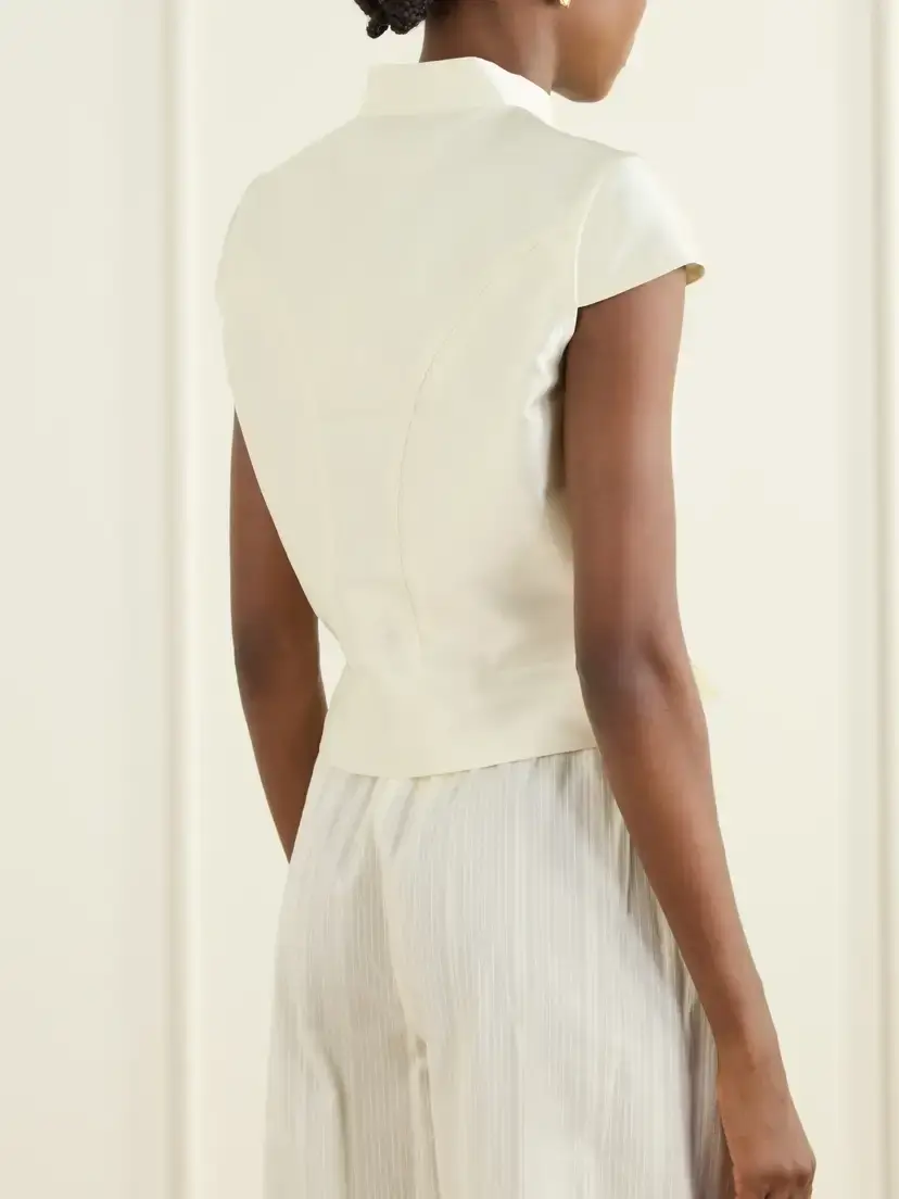 DESTREE Amoako Summer Satin Blouse | Thumbnail 3