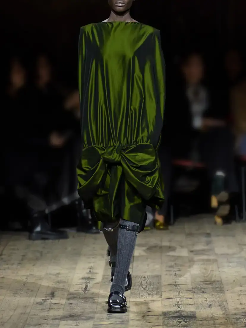 Simone Rocha Bow-detailed Taffeta Midi Dress | Thumbnail 6 Simone Rocha Bow-detailed Taffeta Midi Dress | Thumbnail 6