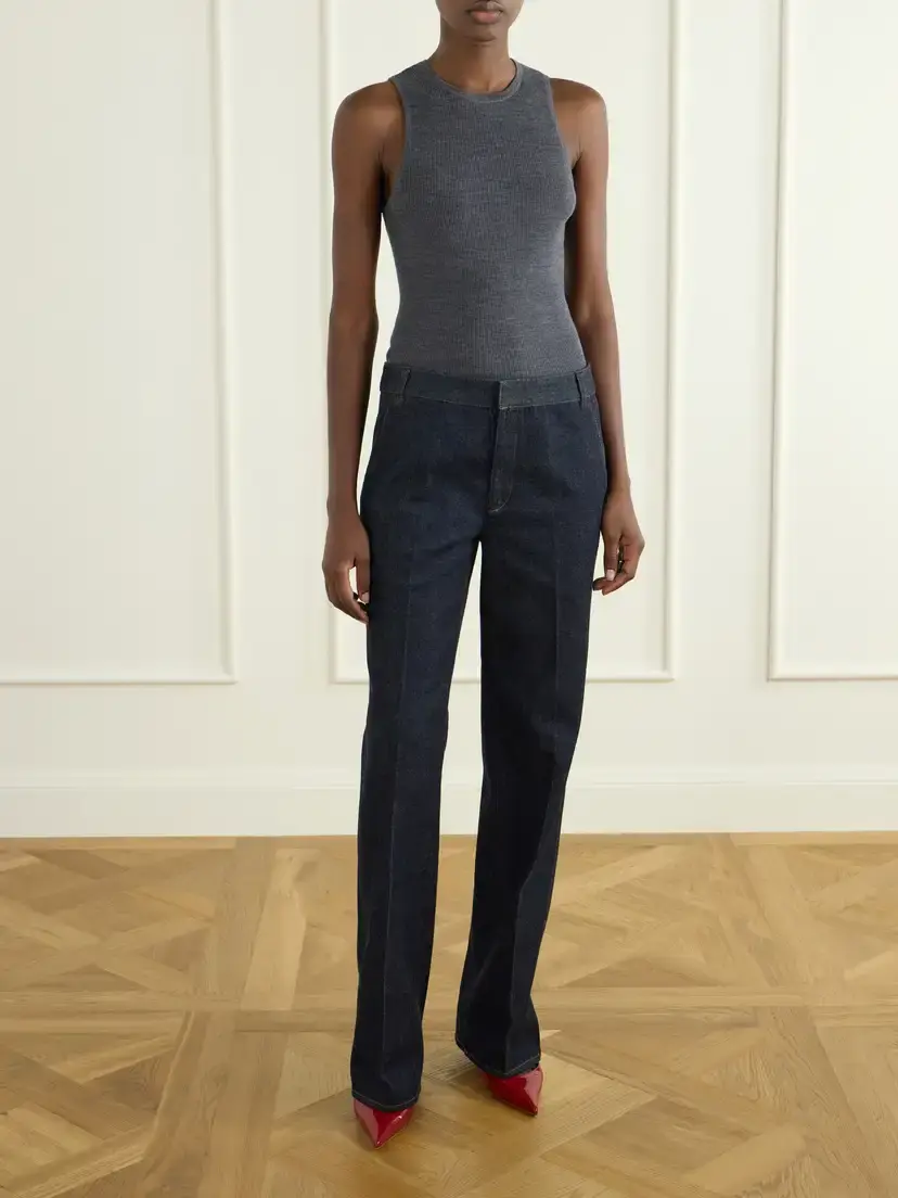 Tibi Ribbed Wool Tank | Thumbnail 2