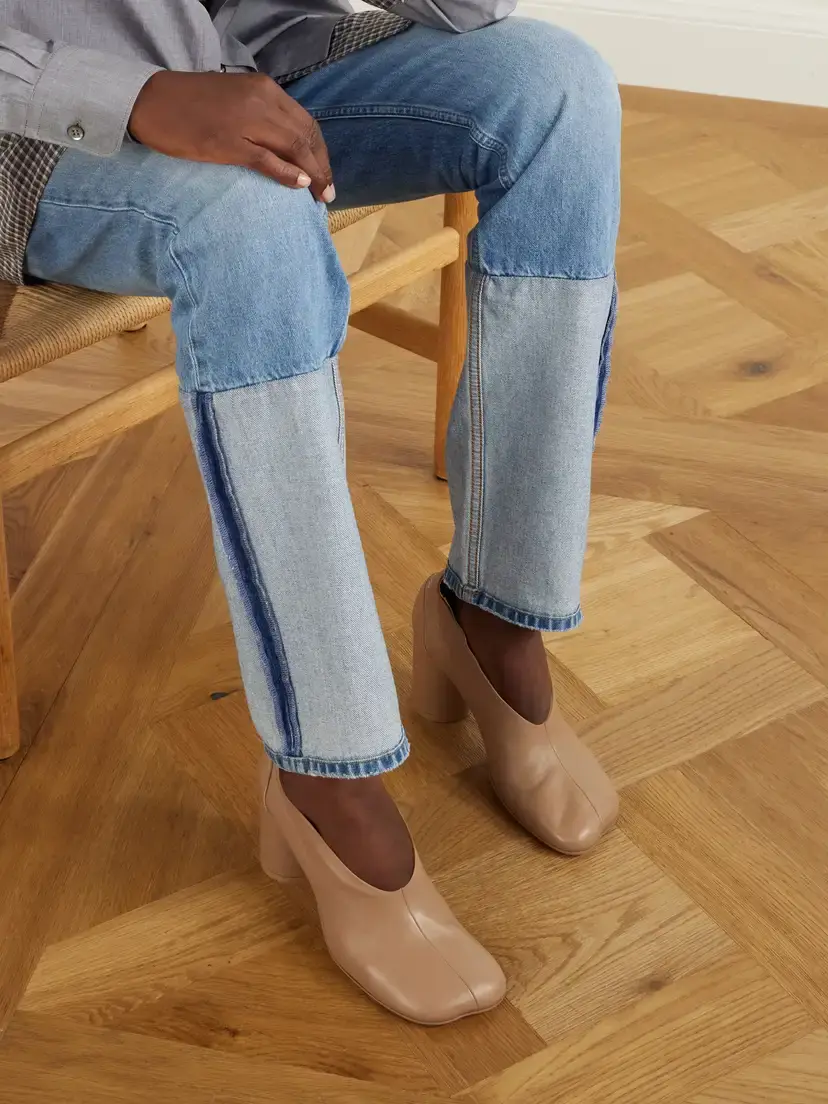 MM6 MAISON MARGIELA Court 85 Leather Pumps | Thumbnail 2 MM6 MAISON MARGIELA Court 85 Leather Pumps | Thumbnail 2