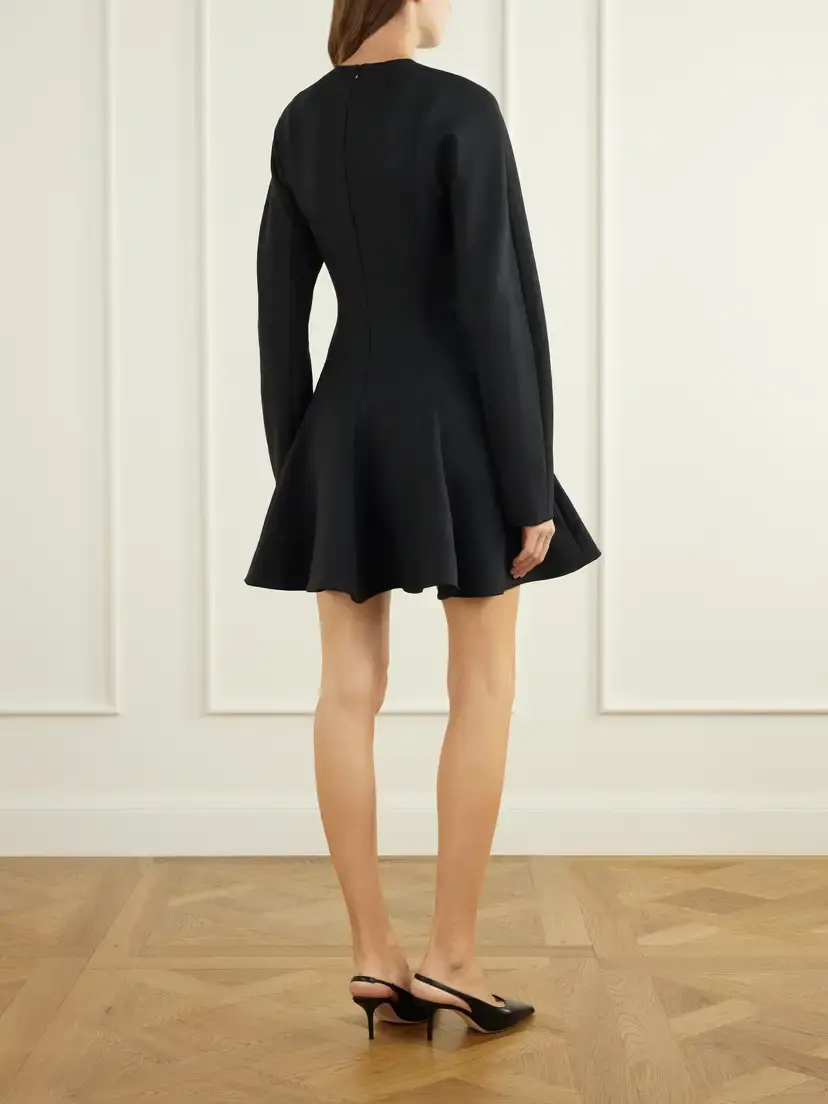 Stella McCartney Wool-blend Cady Mini Dress | Thumbnail 3 Stella McCartney Wool-blend Cady Mini Dress | Thumbnail 3