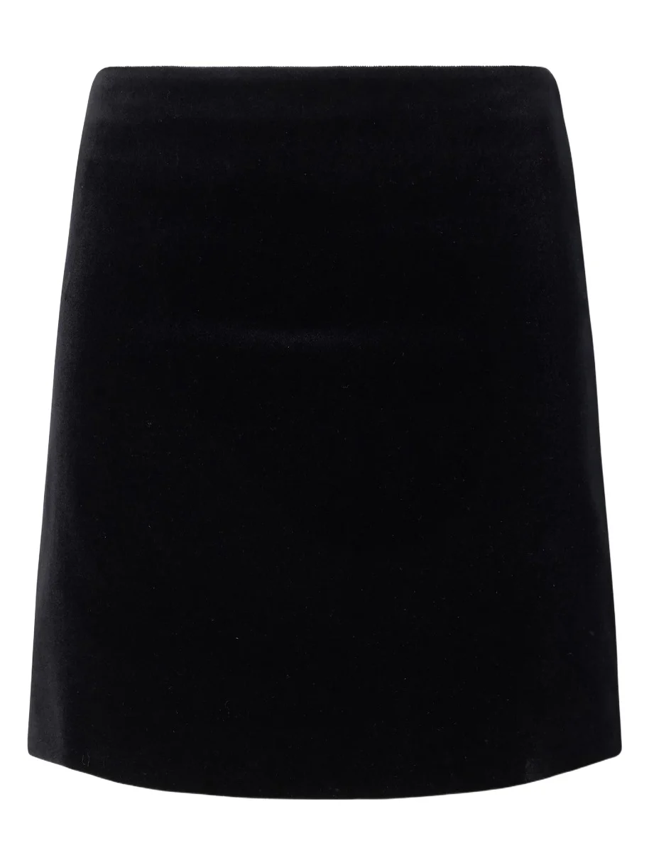 Coci Cotton-velvet Mini Skirt