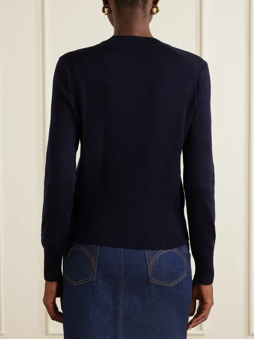 AMI PARIS Adc Embroidered Merino Wool Sweater | Thumbnail 3 AMI PARIS Adc Embroidered Merino Wool Sweater | Thumbnail 3